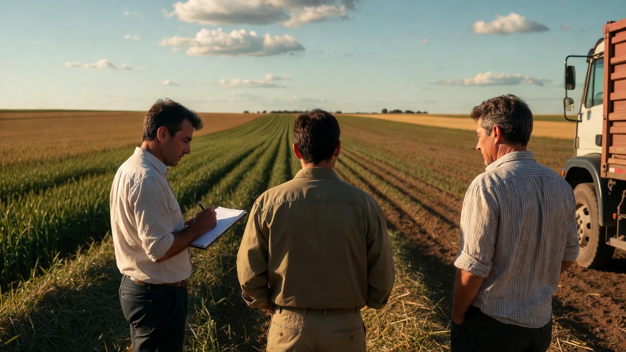 campo argentina cosecha rutazo rutas agro la pampa