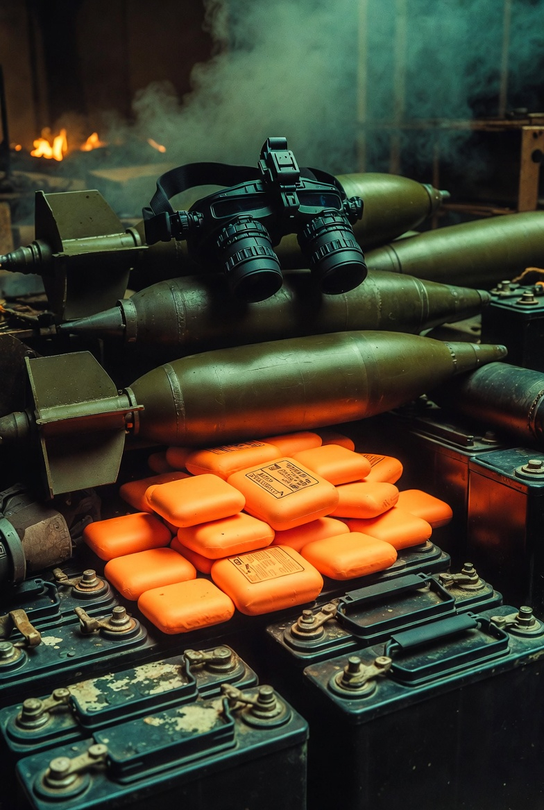 Flame retardants, lead-acid batteries, munitions and night-vision goggles