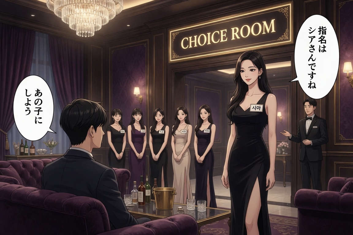 アガシネット|韓国全域 最新風俗事情 | 江南ルームサロンでモデル級美女と過ごした濃厚な一夜 韓国のルームサロンに到着後、チョイスルームで複数グループから女性を選択。指名したのは24歳前後の長身スレンダー美女。日本のアニメーション
