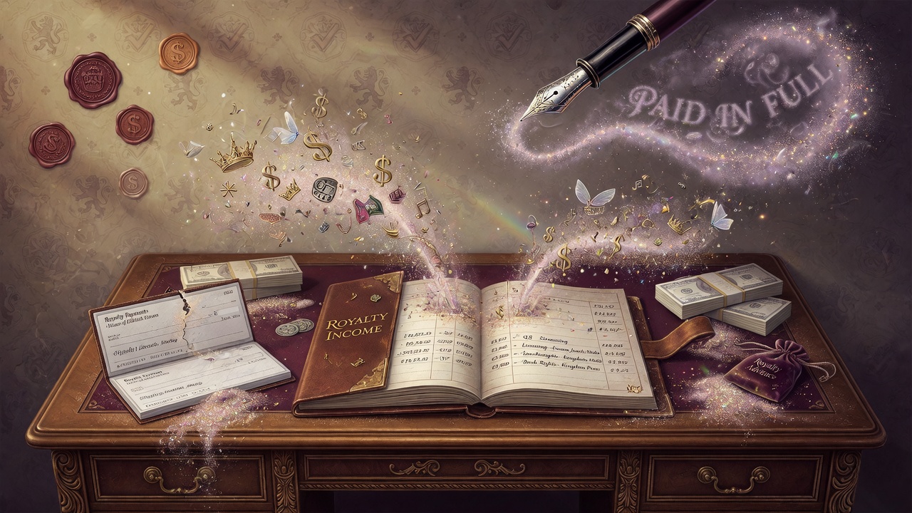 Royalty income turned into fairy dust