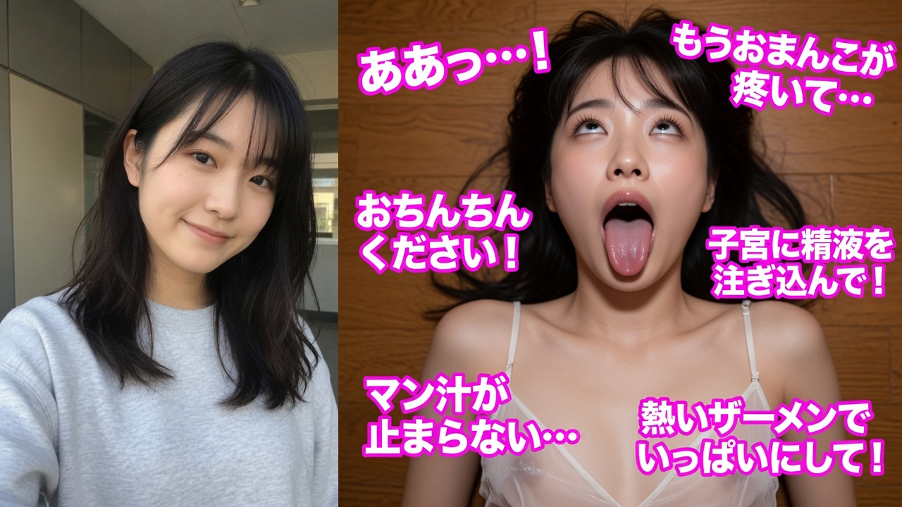 文字コラ対比